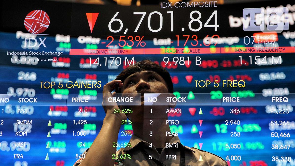 Tertekan, IHSG Akhir Pekan Ditutup di Zona Merah