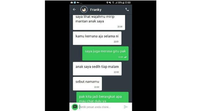 6 Chat Ojek Online saat Bertemu Mantan Ini Bikin Ngelus Dada