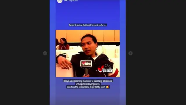 Jelang Perayaan Ulang Tahun Ameena Putri Atta Halilintar, Warganet Flashback ke Pesta Ulang Tahun Aurel Hermansysah Saat Masih Kecil