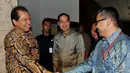 Menurut Chairul, pertemuan itu membahas persiapan transisi pemerintahan dari Presiden SBY ke presiden terpilih Joko Widodo, Jakarta (10/9/2014) (Liputan6.com/Johan Tallo)