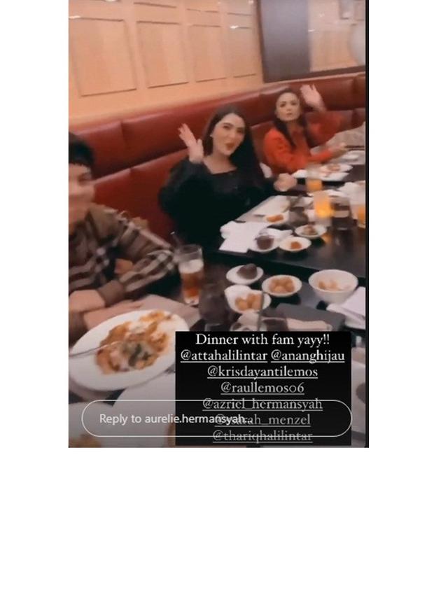 8 Momen Kumpul Bareng Keluarga Anang Hermansyah dan Krisdayanti, Curi Perhatian