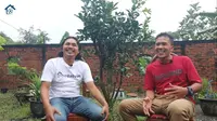 Andri Budianto saat berbincang dengan YouTube Omah Balbalan. (Bola.com/Ario Yosia)