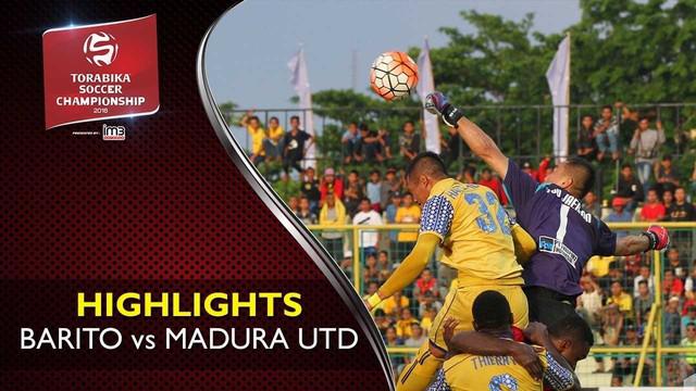 Video highlights TSC 2016 antara Barito Putera vs Madura United yang berakhir dengan skor 1-0 di Stadion 17 Mei, Banjarmasin