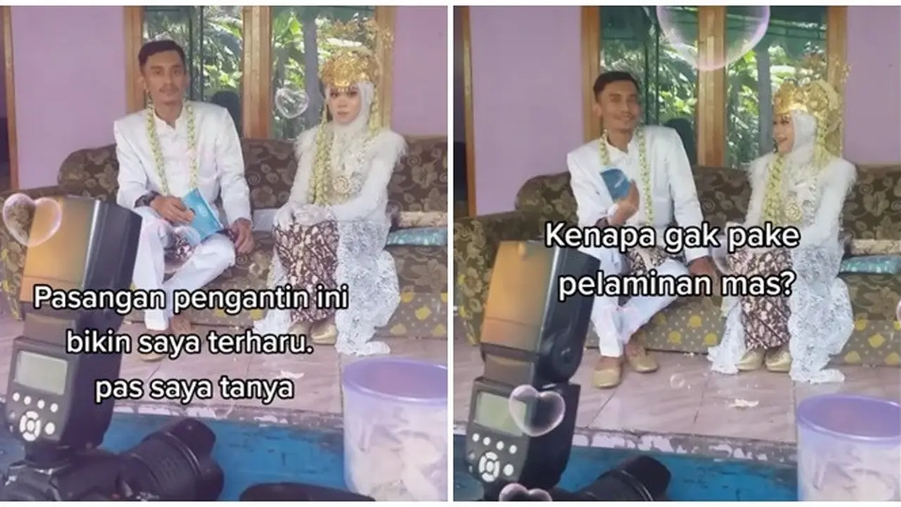Pasangan Ini Memilih Menikah Sederhana Tanpa Pelaminan, Alasannya Bikin Haru