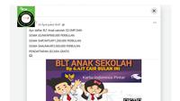 Penelusuran klaim link pendaftaran BLT anak sekolah SD, SMP dan SMA