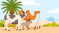 Ilustrasi hewan kurban. (Photo Copyright by Freepik)