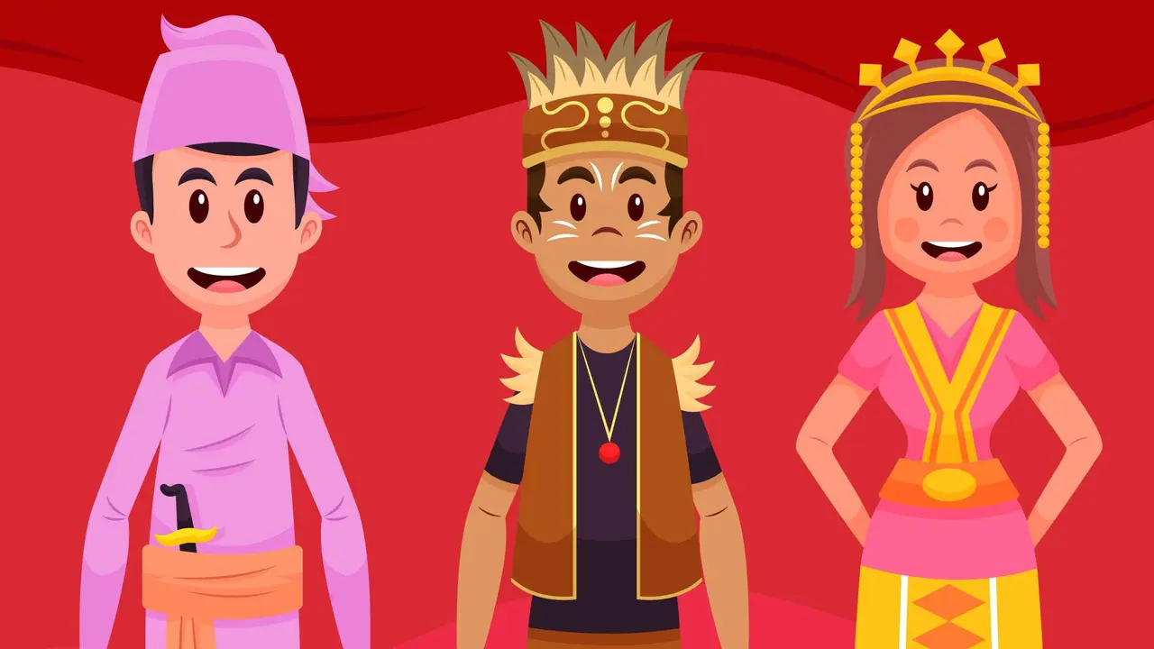 Ilustrasi baju adat