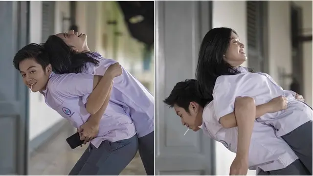 7 Potret Kedekatan Angga Yunanda dan Yoriko Angeline yang Main Film Di Bawah Umur