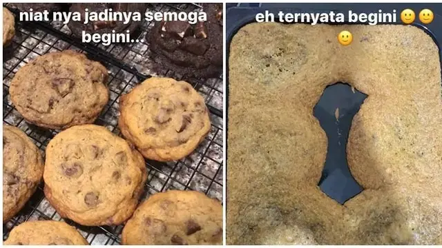 10 Potret Netizen Gagal Bikin Kue Ini Bikin Elus Dada, Beda dari Ekspektasi