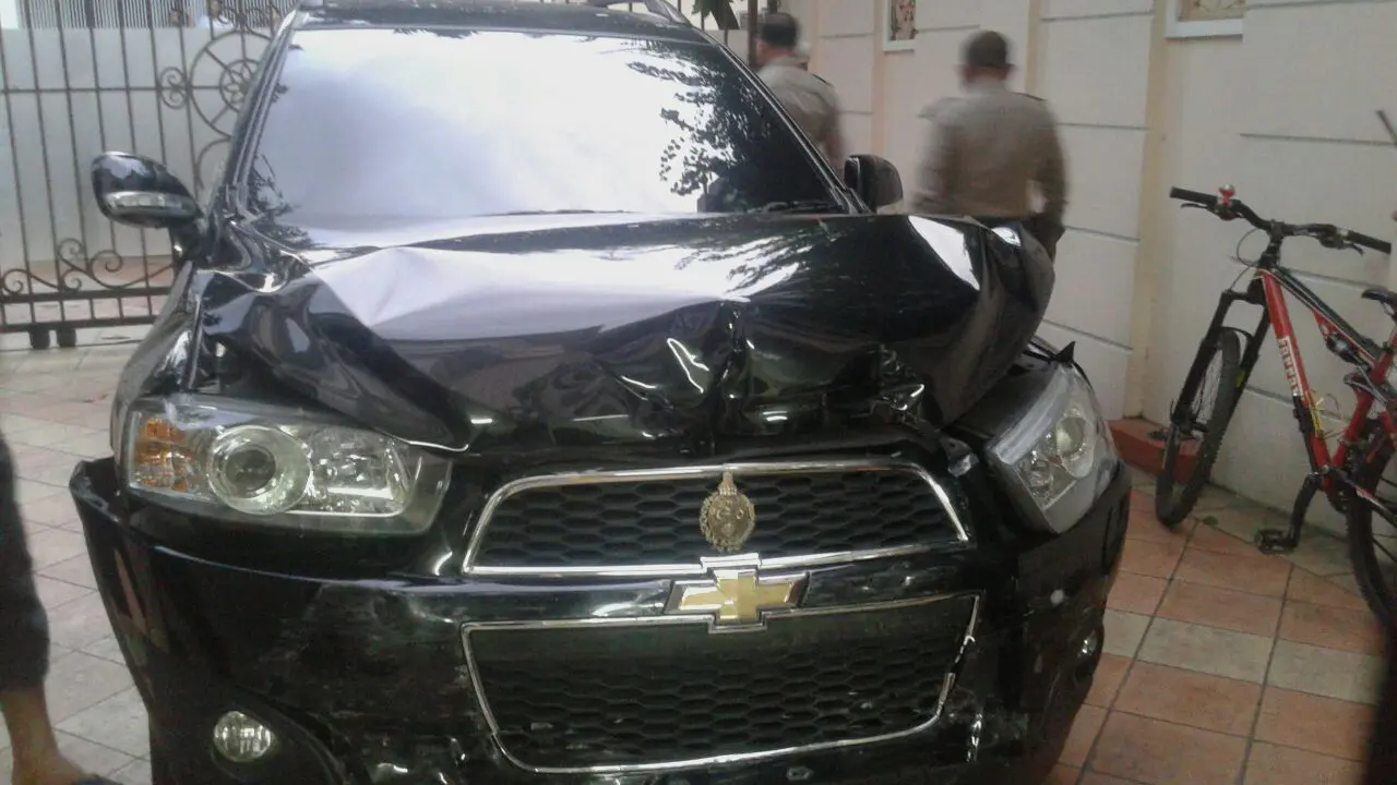 mobil yang ditabrak Toyota Alphard di Jl Senopati
