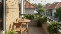 10 Ide Balkon Rumah Mungil di Lahan Terbatas yang Fungsional, Bikin Betah Nongkrong