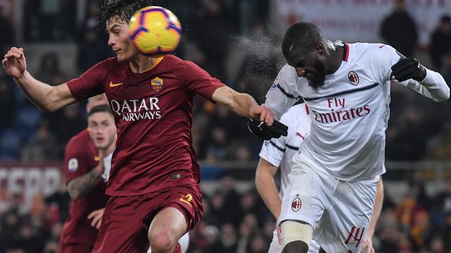 Imbang di Markas AS Roma, AC Milan Pangkas Poin dengan Inter Milan