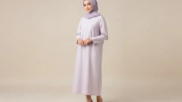 Gamis Katun Shift Dress