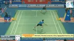 Melawan Tzu-wei pada babak kedua Korea Open 2018 di SK Handball Stadium, Ginting menang 21-18, 21-18. Ia pun menyusul langkah Tommy Sugiarto dan Jonatan Christie yang lebih dulu memastikan tiket perempat final.