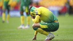 The Canaries kini justru jadi tim pertama yang terdegradasi ke Divisi Championship musim depan. (Alex Pantling/Pool via AP)