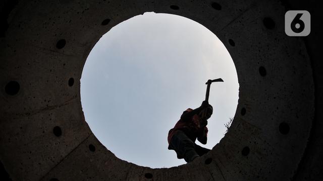 Sumur Resapan di Kawasan Monas