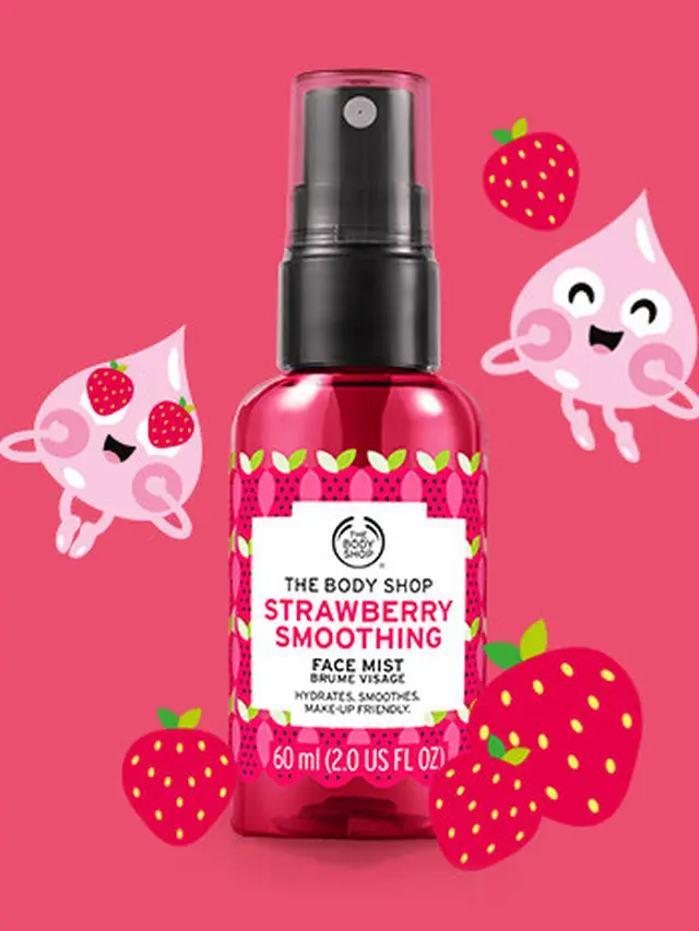 Face Mist: The Body Shop Strawberry Smoothing