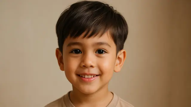 Model Rambut Poni Anak Laki-Laki ala Korea