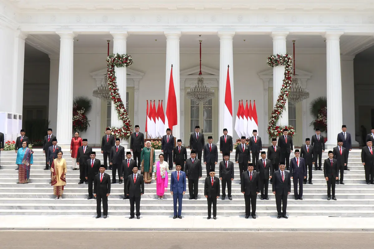 Pelantikan Menteri Kabinet Indonesia Maju