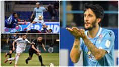 Performa impresif Lazio di musim ini tidak lepas dari peran apik Luis Alberto di barisan lini serang skuat Biancocelesti. Pemain asal Spanyol ini menjadi raja assist di kompetisi Serie-A sebelum ditunda akibat corona. Berikut pesona Luis Alberto raja assist Serie A. (kolase foto AFP)