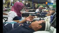 Sejumlah pendonor mengaku mengikuti kegiatan ini, sebagai bentuk kepedulian terhadap sesama. Ditargetkan, delapan ratus kantong darah bisa diperoleh melalui kegiatan donor darah ini.