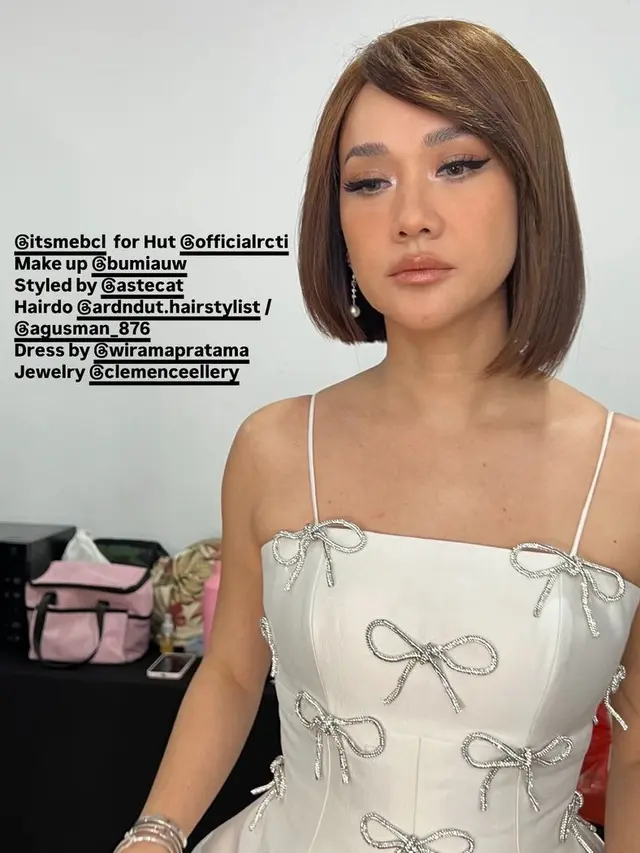 Bunga Citra Lestari Kembali Tampil dengan Rambut Bob Era Lagu Sunny. [@bumiauw]