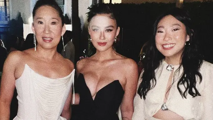 Agnez Mo  saat Hadir di Acara Pre Party Emmy Awards 2024