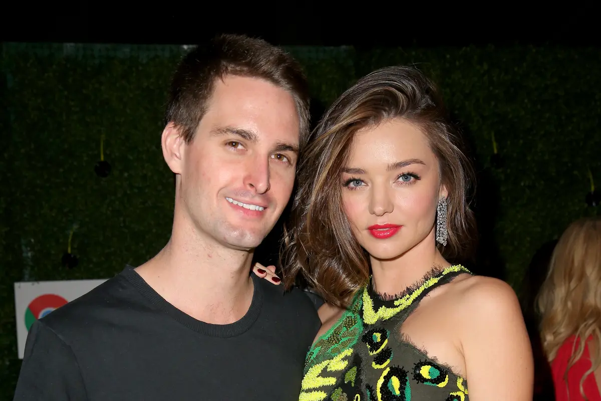 Evan Spiegel dan Miranda Kerr
