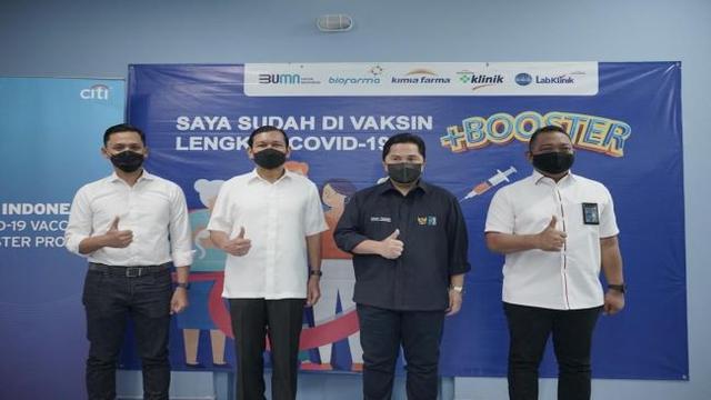Kegiatan perdana program vaksinasi untuk pemberitan vaksin booster Sinopharm bagi seluruh karyawan dan keluarga Citi Indonesia (Dok: Citi Indonesia)