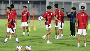 Laga perdana Timnas Indonesia U-23 dibuka dengan menghadapi Brunei Darussalam pada Selasa (15/7), lalu Filipina pada Jumat (18/7), dan terakhir Malaysia pada Senin (21/7/2025). (Liputan6.com/Helmi Fithriansyah)