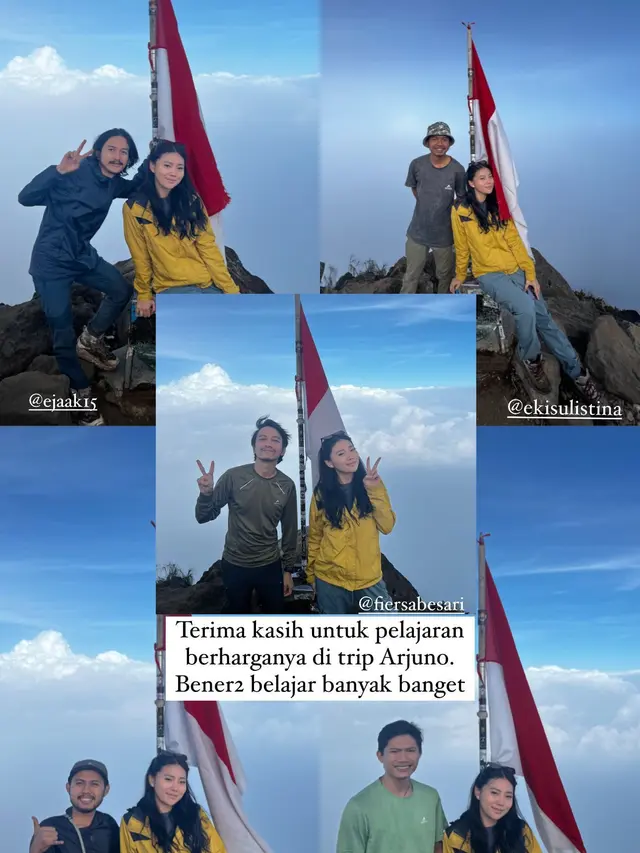 Punya Pengalaman Mistis, Ini 7 Potret Wendy Walters saat Naik Gunung Arjuno