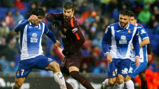 Foto: Daftar 6 Klub yang Paling Sering Dikalahkan Gerad Pique Bersama Barcelona di Liga Spanyol