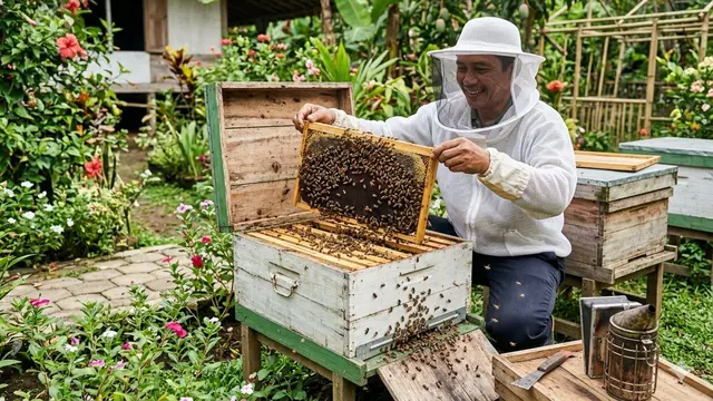 Usaha Ternak Lebah Madu Kecil-kecilan di Pekarangan