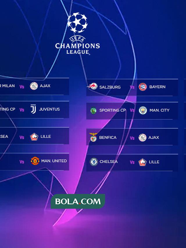 UEFA - Liga Champions Sebelum dan Sesudah Drawing Ulang