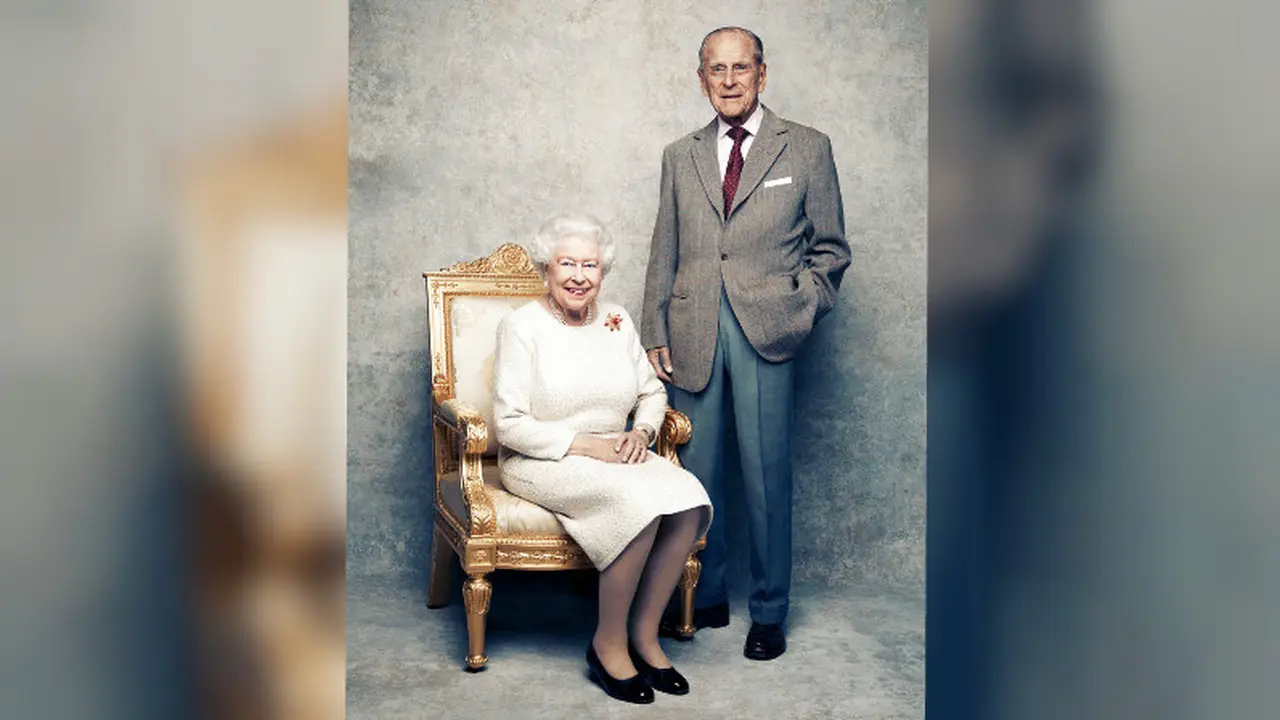 Foto Ulang Tahun Pernikahan ke-70 Ratu Elizabeth III dan Pangeran Philip (AP/Matt Holyoak)