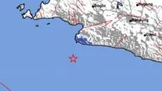 Gempa Magnitudo 4,3 Guncang Sukabumi, Terasa di Pelabuhan Ratu