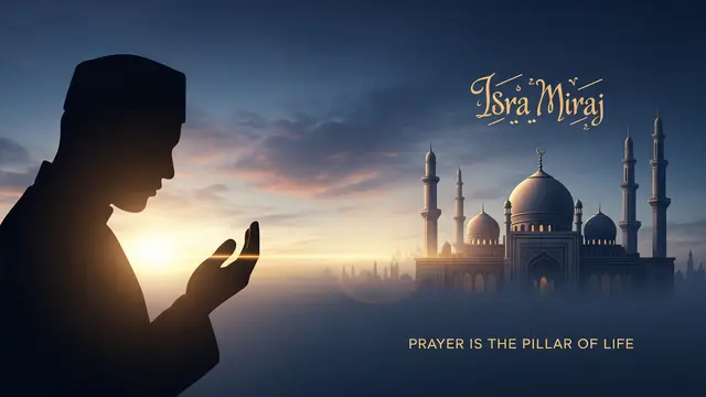 15 Contoh Poster Isra Miraj yang Menarik, Islami dan Siap Dibagikan