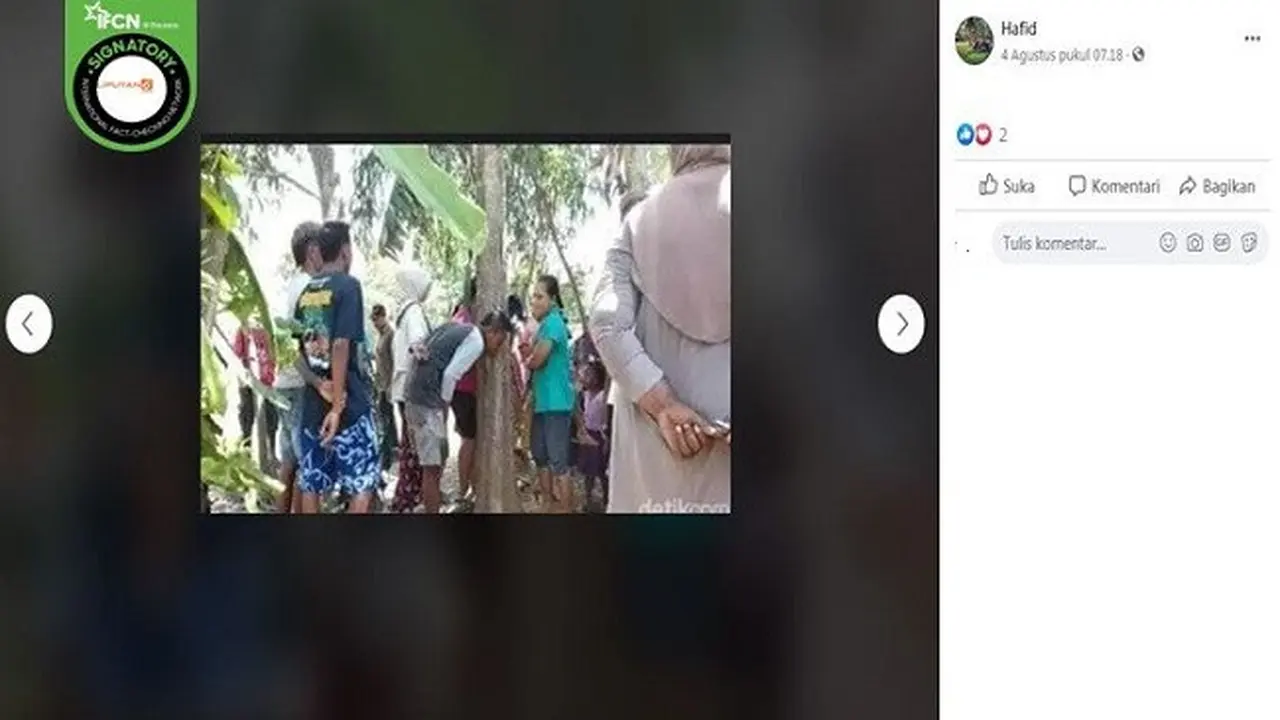 Gambar Tangkapan Layar Kabar Tentang Bayi Diculik