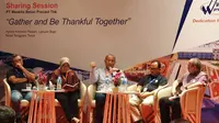 Sharing session PT Waskita Beton Precast Tbk bertajuk Gather and Be Thankful Together di Labuan Bajo, Nusa Tenggara Timur, Minggu (3/2/2019). 
