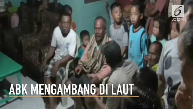 VIDEO: Kapal Tenggelam, ABK Mengambang di Laut