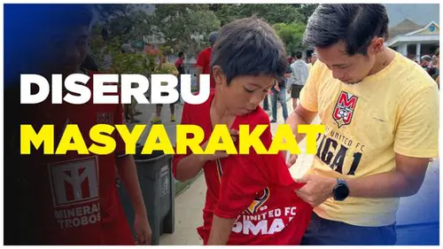 VIDEO: Konvoi dan Sambutan Meriah Masyarakat Maluku Utara Setelah Malut United Sukses Promosi ke Liga 1