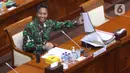 KSAD Jenderal TNI Andika Perkasa mengikuti uji kelayakan dan kepatutan calon Panglima TNI di gedung DPR, Jakarta, Sabtu (6/11/2021). Andika Perkasa diajukan Presiden Joko Widodo sebagai Panglima TNI menggantikan Marsekal Hadi Tjahjanto yang pensiun bulan ini. (Liputan6 com/Angga Yuniar)