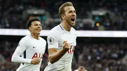 1. Harry Kane (Tottenham Hotspur) - 21 Gol (1 Penalti) Gol. (AFP/Ian Kington)