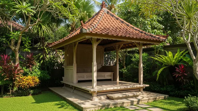 Model Pendopo Minimalis untuk Lahan Sempit (AI Generated)