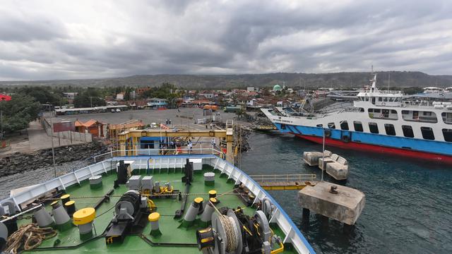 Menteri Perhubungan Budi Karya Sumadi meninjau pelabuhan Ketapang, Banyuwangi dan pelabuhan Gilimanuk, Bali
