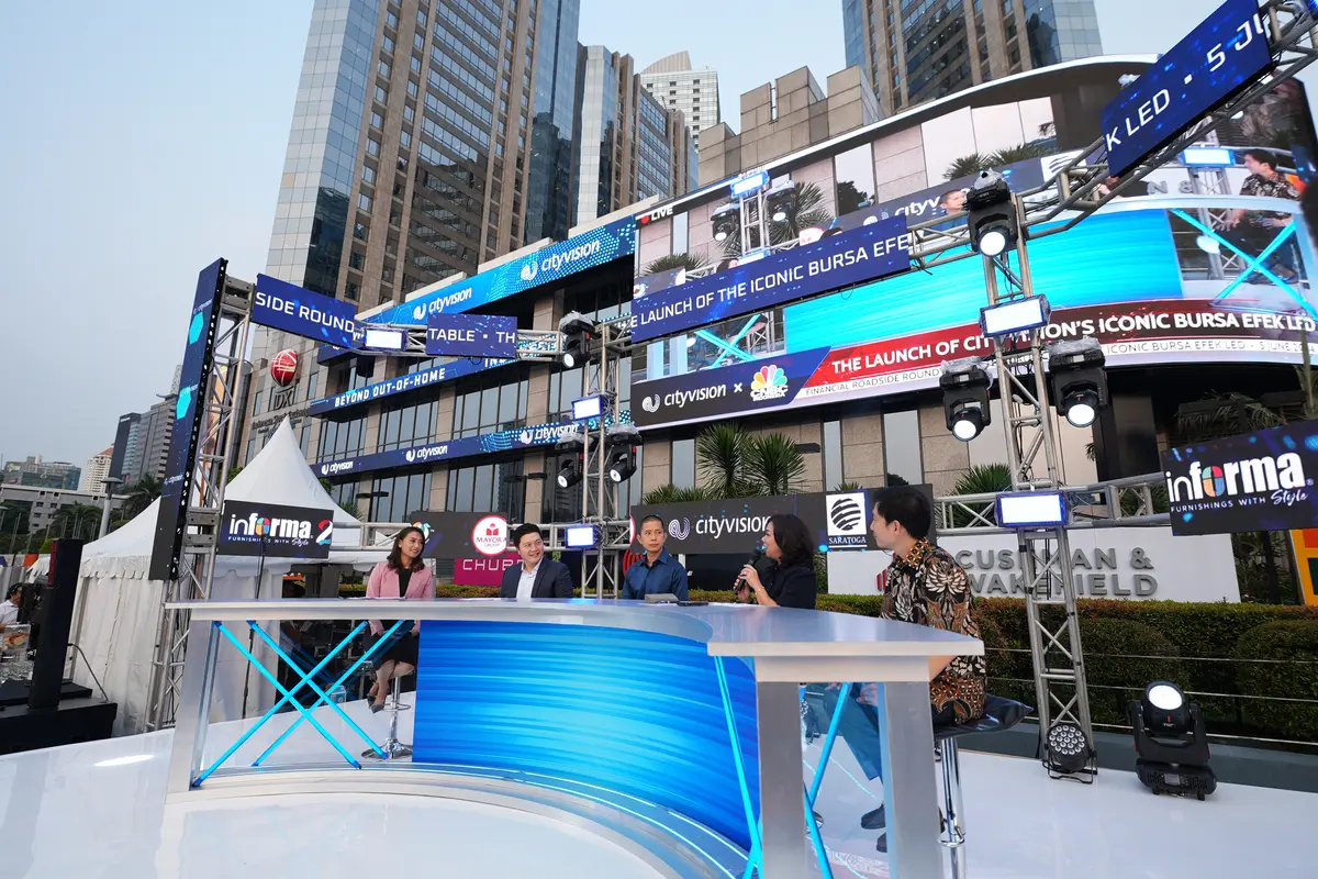City Vision, perusahaan Out-of-Home (OOH) terbesar di Indonesia, dengan bangga mengumumkan peluncuran inovasi terbarunya, The ICONIC Bursa Efek LED.