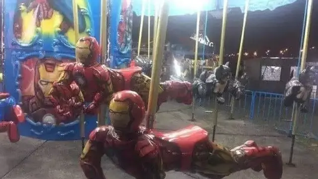 6 Potret Wahana di Pasar Malam Ini Nyeleneh Banget, Kocak