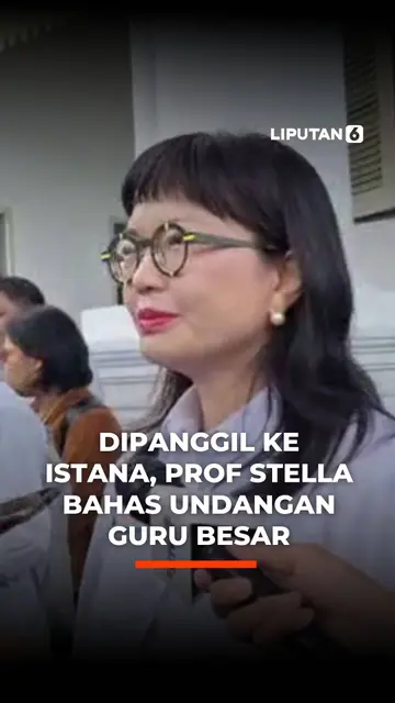 Dipanggil ke Istana, Prof Stella Bahas Undangan Guru Besar