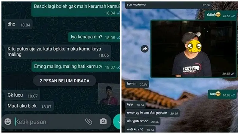 6 Chat Ditolak Halus karena Paras Tak Sesuai Kriteria Ini Bikin Senyum Getir