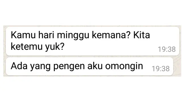 6 Chat Mantan Ajak Ketemuan Ini Modusnya Bikin Geleng Kepala